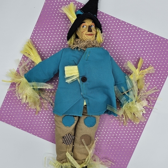 Vintage 1987 Hamilton Presents Scarecrow Wizard of Oz Figure - Picture 10 of 10